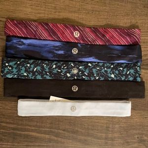 Bundle of 5 Lululemon headbands
